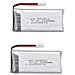 2 Pezzi Batteria Lipo Ricaricabile (3.7v, 1800mah Lipo) Per Rc Droni Quadricotteri Ky601s Syma X5 X5s X5c X5sc X5sh X5sw M18 H5p - Foto miniatura 1