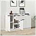 Credenze 2 Pz Bianche 60x30x70 Cm In Legno Multistrato - Foto miniatura 3