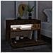 Mobile Porta TV con Luci LED Rovere Fumo 60x35x40 cm - Foto miniatura 7