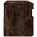 Mobile Porta TV con Luci LED Rovere Fumo 60x35x40 cm - Foto miniatura 9