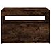 Mobile Porta TV con Luci LED Rovere Fumo 60x35x40 cm - Foto miniatura 10