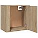 Comodini A Muro 2 Pz Rovere Sonoma 50x30x47 Cm - Foto miniatura 7