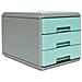Cassettiera Documenti 19p3ppasbl Keepcolour 3 Cassetti Azzurro E - Foto miniatura 1