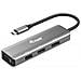 Adattatore Grafico Usb 3840 X 2160 Pixel Colore Nero Argento - Foto miniatura 1