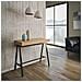 Consolle Allungabile 90x40/196 Cm Banco Small Telaio Antracite - Quercia Natura - Foto miniatura 5