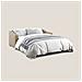 Amber Divano letto matrimoniale in tessuto smacchiabile T05 171 cm (mat. 120x197) beige - Foto miniatura 2