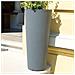 Vaso Tondo Alto A Cono Ø40xh78 Cm In Resina Resistente Da Esterno Con Vaschetta Estraibile Tirso Plus Gdm - Terracotta - Foto miniatura 2