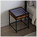 Comodino Con Led Infinity Rovere Fumo 40x40x51 Cm - Foto miniatura 1