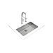 Be Linea RS15 71.40 Lavello sottopiano Rettangolare Acciaio inox - Foto miniatura 2