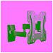 232 Supporto TV a parete 109,2 cm (43") Nero - Foto miniatura 1