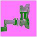 232 Supporto TV a parete 109,2 cm (43") Nero - Foto miniatura 5