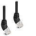 Cavo di rete RJ45 Cat. 6A S /FTP da 45° angolato verso l'alto 3 m nero - Foto miniatura 1
