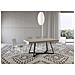 Tavolo allungabile 90x180/284 cm Booster cashmere gambe antracite - Foto miniatura 2