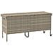 Contenitore da Giardino con Ruote Grigio Chiaro Polyrattan - Foto miniatura 3