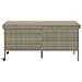 Contenitore da Giardino con Ruote Grigio Chiaro Polyrattan - Foto miniatura 5