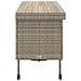 Contenitore da Giardino con Ruote Grigio Chiaro Polyrattan - Foto miniatura 8