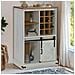 Cantinetta Per Vini Halden Con Portabottiglie&porta Scorrevole - Foto miniatura 1