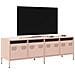Mobile Tv Rosa 135x39x43,5 Cm In Acciaio Laminato A Freddo - Foto miniatura 1