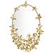 Specchio Con Cornice Farfalla 32 - Oro - Metallo - 59x3x89,5 Cm - Foto miniatura 1