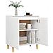 Lusso Casadino -  Credenza Bianca 103,5x35x70 Cm In Legno Multistrato - Foto miniatura 3