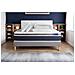 Pacchetto Letto Completo - Materasso 140x200cm + Box Spring Con Doghe (in Kit) + 2 Cuscini + Piumino - Actimemo Confort - Foto miniatura 1