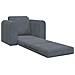 Divano Letto 2-in-1 Grigio Scuro 98x71x83 cm in Poliestere - Foto miniatura 4