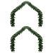 Ghirlanda natalizia 2 pcs Verde 40 m PVC - Foto miniatura 3