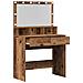 Tavolo da Trucco con cassetto Legno vecchio 80 x 41 x 134.5 cm - Foto miniatura 5