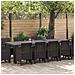 Set da pranzo da giardino con cuscini con cuscino 13 pcs - Foto miniatura 2