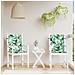 Cuscini per sedie Altro 2 pcs Motivo a foglia 100 x 50 x 3 cm - Foto miniatura 2