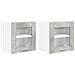 Armadio pensile Riga 2 pcs Grigio cemento 40 x 31 x 40 cm - Foto miniatura 1