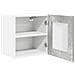 Armadio pensile Riga 2 pcs Grigio cemento 40 x 31 x 40 cm - Foto miniatura 6