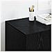 Scrivania Rovere Nero 140 x 50 x 75 cm Legno multistrato - Foto miniatura 4