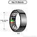 Smart Ring R1000 - Monitor Del Sonno, Bluetooth 5.0, Monitor Dell'ossigeno Nel Sangue Black 9 - Foto miniatura 3