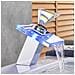 Rubinetto per lavabo da bagno con LED, Blackswan, Cascada Tipo M21, modello cromato, misura 18 cm - Foto miniatura 2