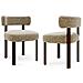 Set Da 2 Sedie Da Pranzo In Legno Massello, Design Pulito E Caldo, Per Sala Da Pranzo O Cucina, Colore Marrone - Foto miniatura 1