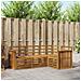 Set divani 4 pcs Naturale Legno di Acacia Massello - Foto miniatura 2