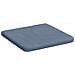 Cuscini per Seduta 4 pcs Blu 40 x 40 x 3 cm Tessuto in Cords - Foto miniatura 5