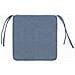 Cuscini per Seduta 4 pcs Blu 40 x 40 x 3 cm Tessuto in Cords - Foto miniatura 7