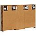 Set di Armadi da Bagno con lo scaffale 3 pcs 80 x 10,5 x 50 cm - Foto miniatura 9