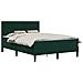 Struttura letto con materasso Verde Scuro 120 x 200 cm Velluto - Foto miniatura 1