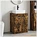 Set di mobili per il bagno Rovere Fumo Legno ingegnerizzato - Foto miniatura 2