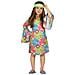Costume Da Hippie - Figlia Dei Fiori - Bambine Di 10/12 Anni Alti 140/158 Cm - Foto miniatura 2