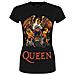 Queen: Classic Crest White (T-Shirt Donna Tg. 2XL)  - Foto miniatura 1