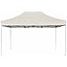 Gazebo Professionale Pieghevole in Alluminio 4,5x3 m Crema - Foto miniatura 2