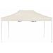 Gazebo Professionale Pieghevole in Alluminio 4,5x3 m Crema - Foto miniatura 3