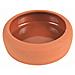 Ciotola In Ceramica 250 Ml /  13 Cm Colore Terracotta Per Porcellini D'ind - Foto miniatura 2