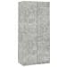 Armadio Grigio Cemento 90x52x200 cm in Legno Multistrato - Foto miniatura 2
