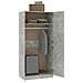 Armadio Grigio Cemento 90x52x200 cm in Legno Multistrato - Foto miniatura 4