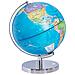 Mappamondo Blu Con Illuminazione Led 30 Cm Stanley - Foto miniatura 1